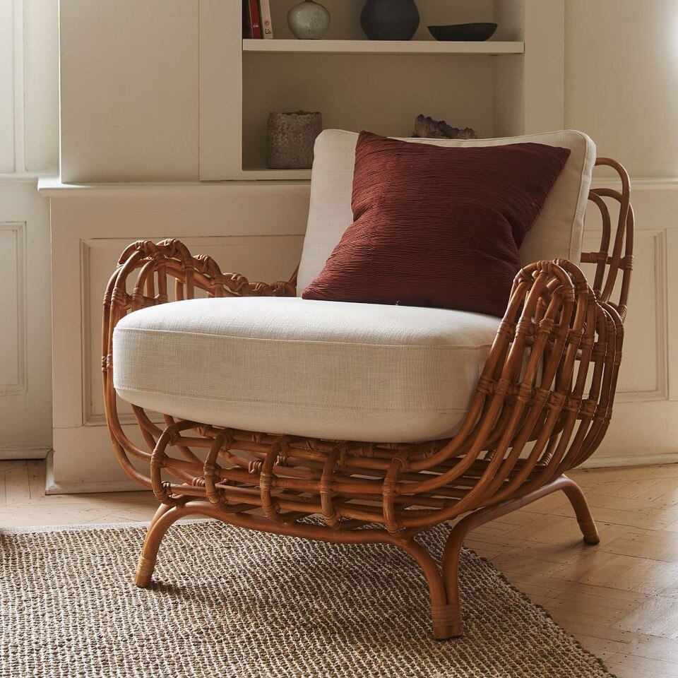 Savannah Rattan Chair - West Elm UK